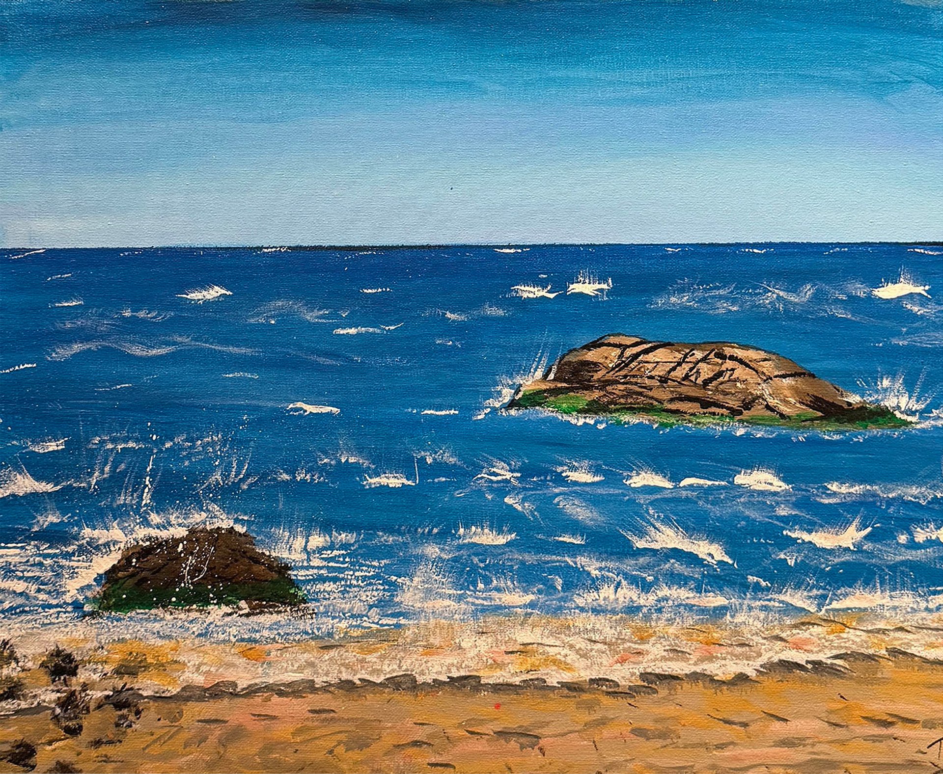 THOMAS LEVERETT   Acrylic, Oil, Pastel, & Charcoal