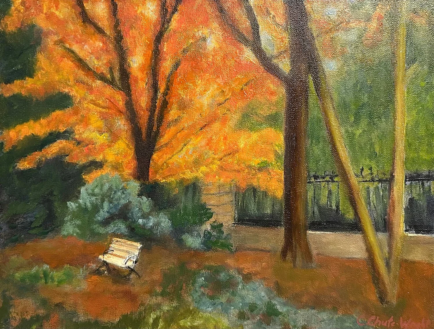 Pause, 11" x 14", oil