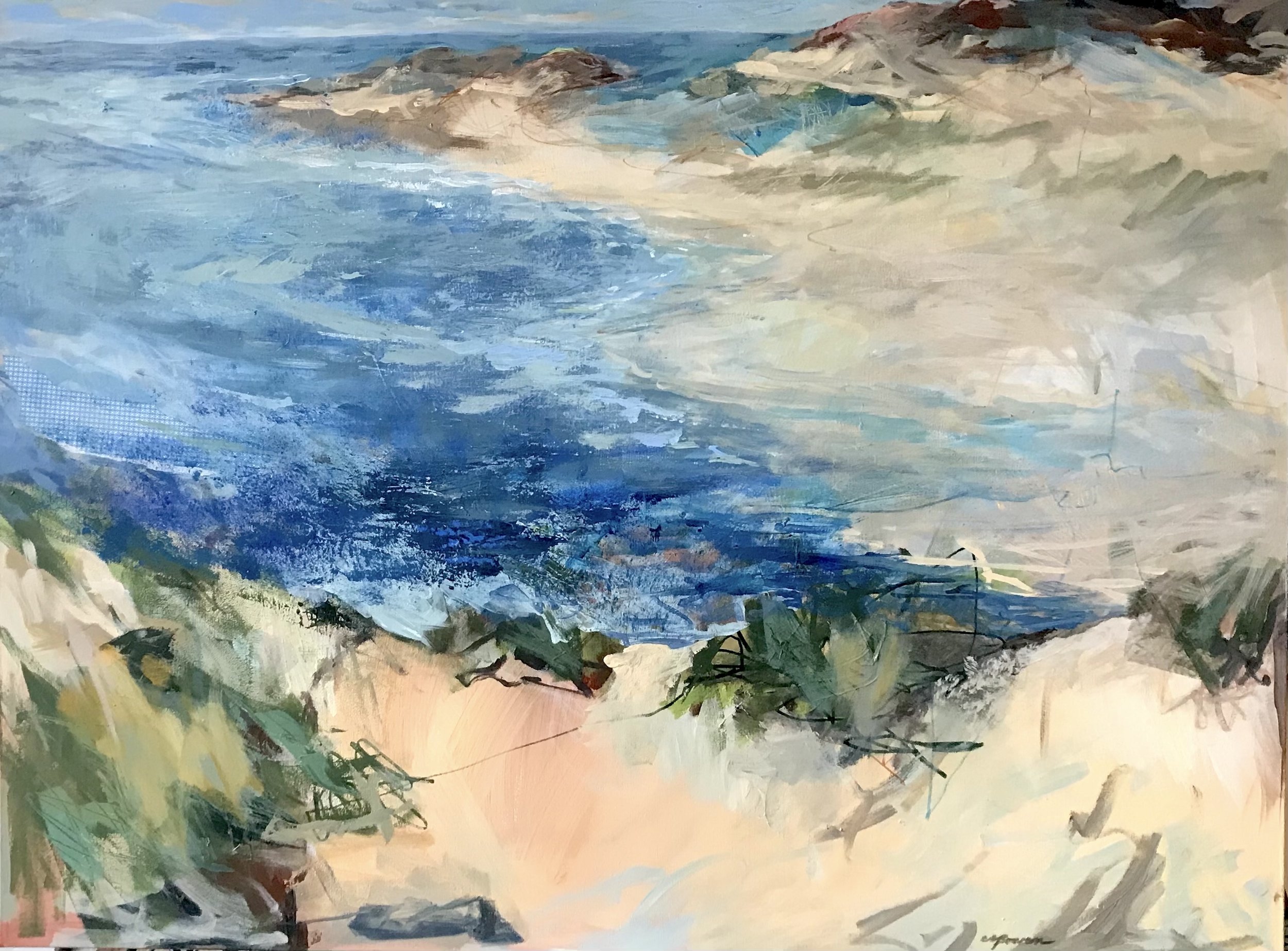 Claire Y Bowen Breeze Way Mixed Media 32" x 46" $1,875