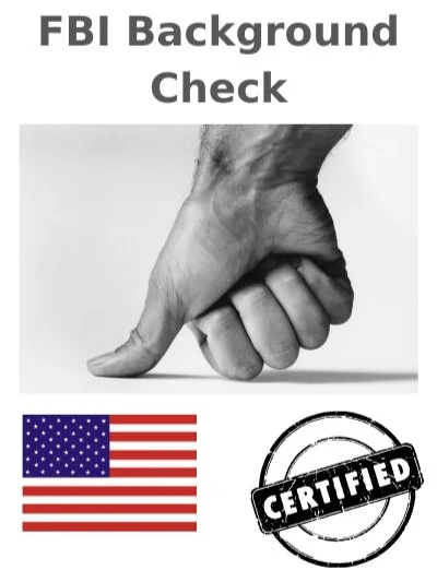 FBI Fingerprinting & Apostille