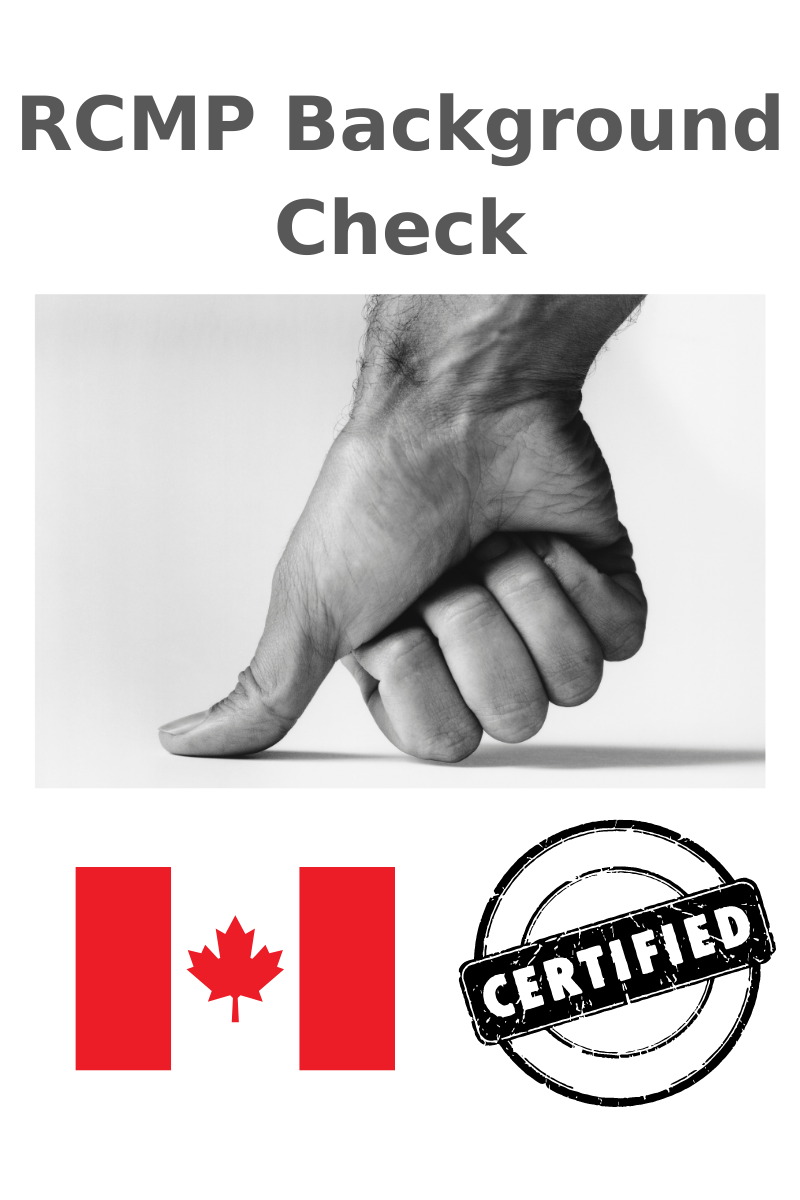 RCMP Fingerprinting & Legalization