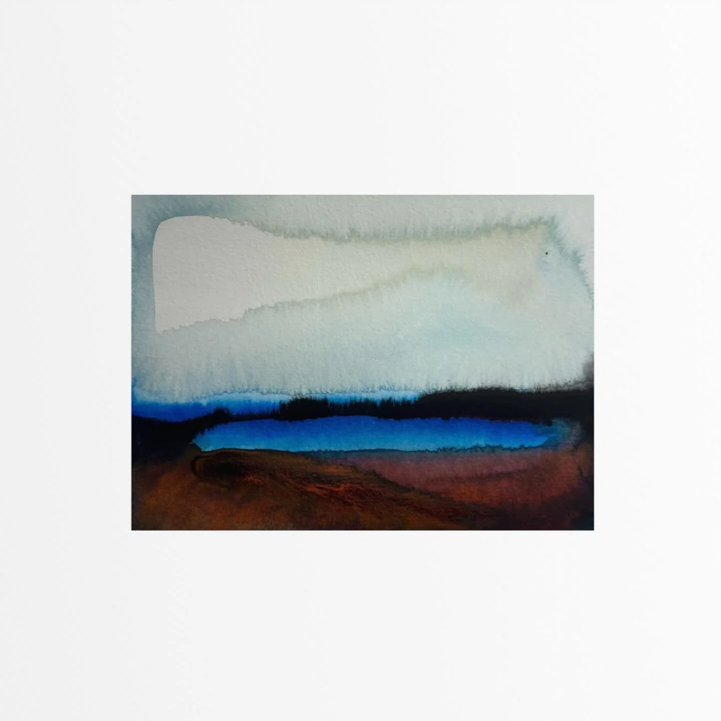 Watercolor and ink on paper (A4, 2026)