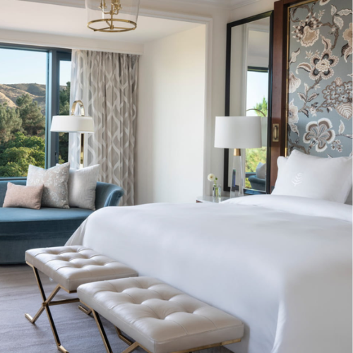 Image of suite accommodation at Four Seasons Hotel Westlake Village. Photo Credit Four Seasons Hotel Westlake Village