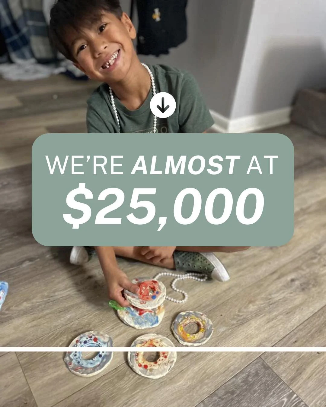 We’re at $13,660! Just $11,340 more to reach our goal. Will you give today so kids in foster, adoptive, and kinship families can access sports, art, and dance through Thrive Project scholarships? Give now through the link in our bio!
