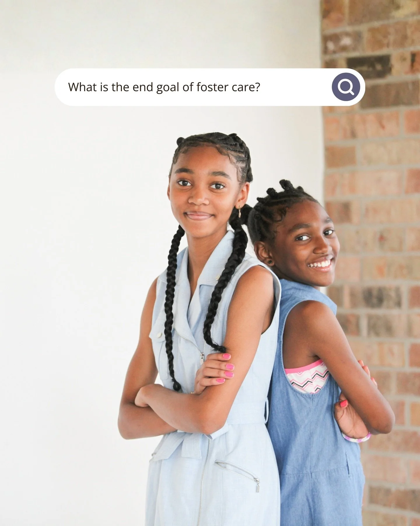 🏠 Reunification is the goal.
🙏 Restoration is the prayer.
✨ Permanency is the priority. 

We believe EVERY CHILD in the foster system should have a well-supported, permanent home where they are safe, valued, and loved, whether that&rsquo;s through 