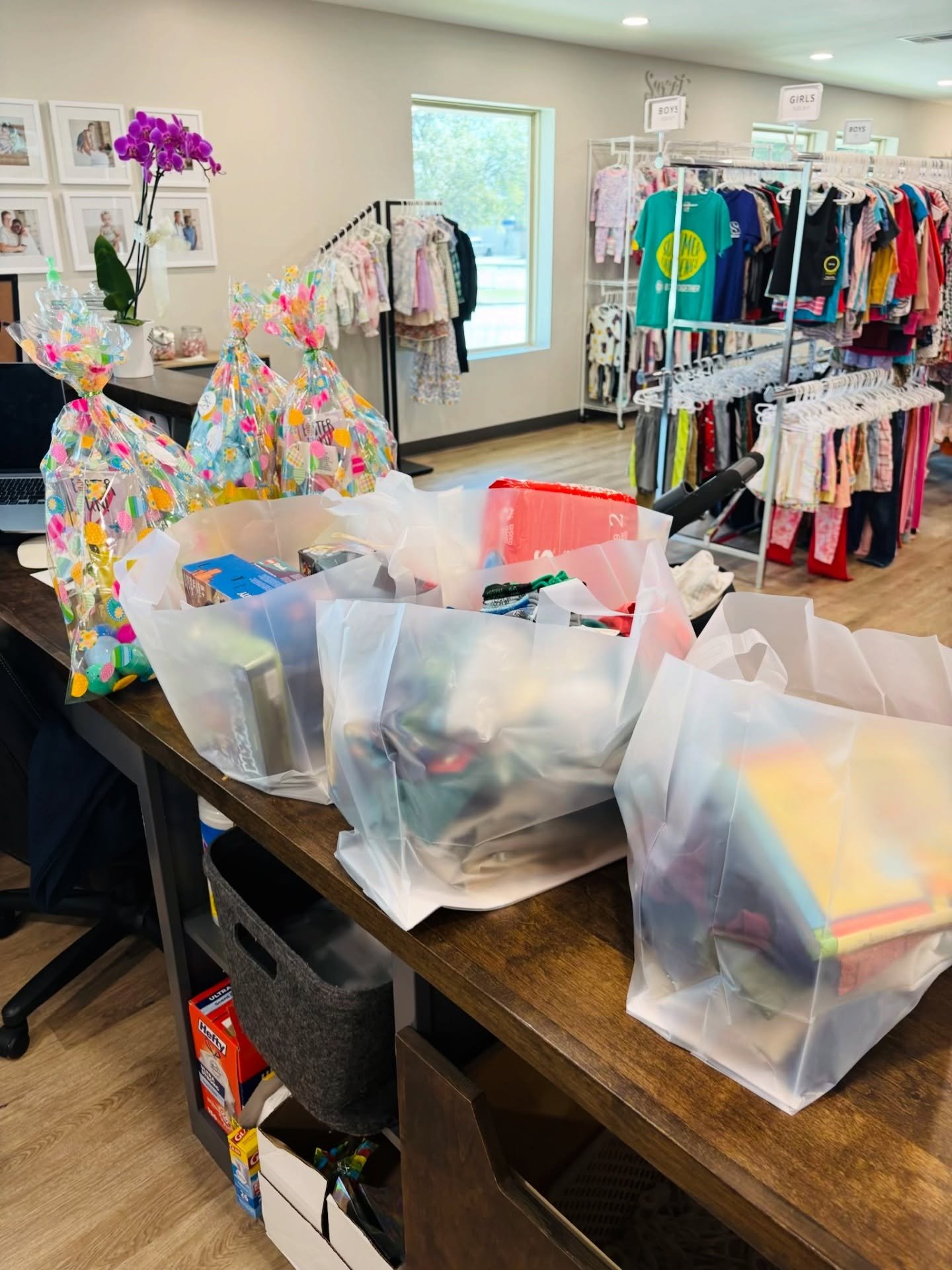 Last week, a kinship caregiver stopped by The Closet for the first time. A mother of one who, just the night before said yes to caring for three of her young cousins, all under four years old.

With little time to prepare, their caseworker secured to