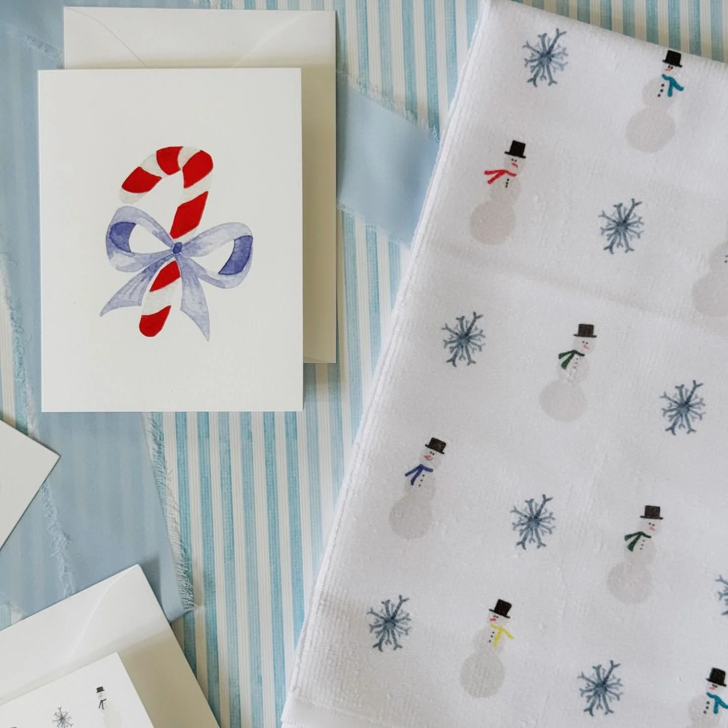 ✨ HOLIDAY 2025 IS HERE! ✨

Snowmen and candy canes are the cutest new additions to the holiday cheer. 

While smaller in scale, this collection will always hold a special place in our hearts. Sketching, painting, digitizing, and designing all took pl