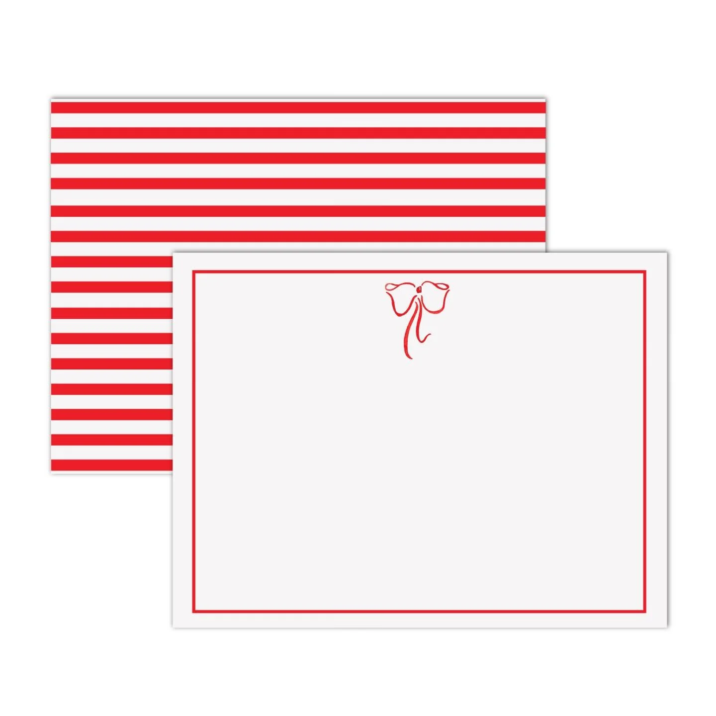 Put a bow on it! 🎀

This stationery set is so sweet and unique as it was requested by a customer at a market! They loved the red bow notepads we sell and wanted something in notecard form. After creating it for them, we loved it so much we wanted to