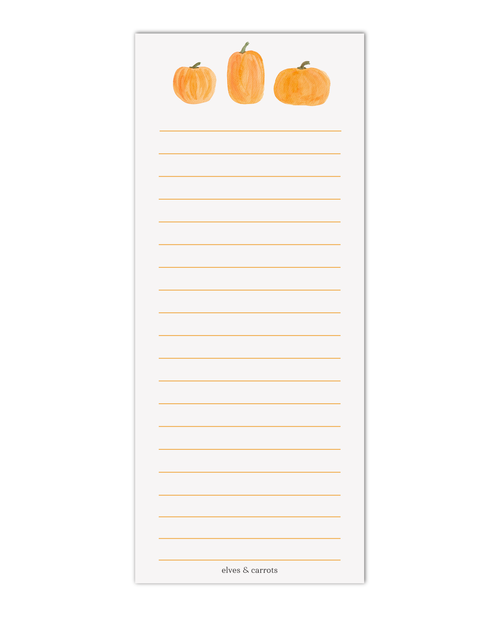 Orange Pumpkin Fridge Pad