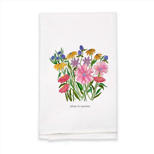 Virginia's Garden Tea Towel