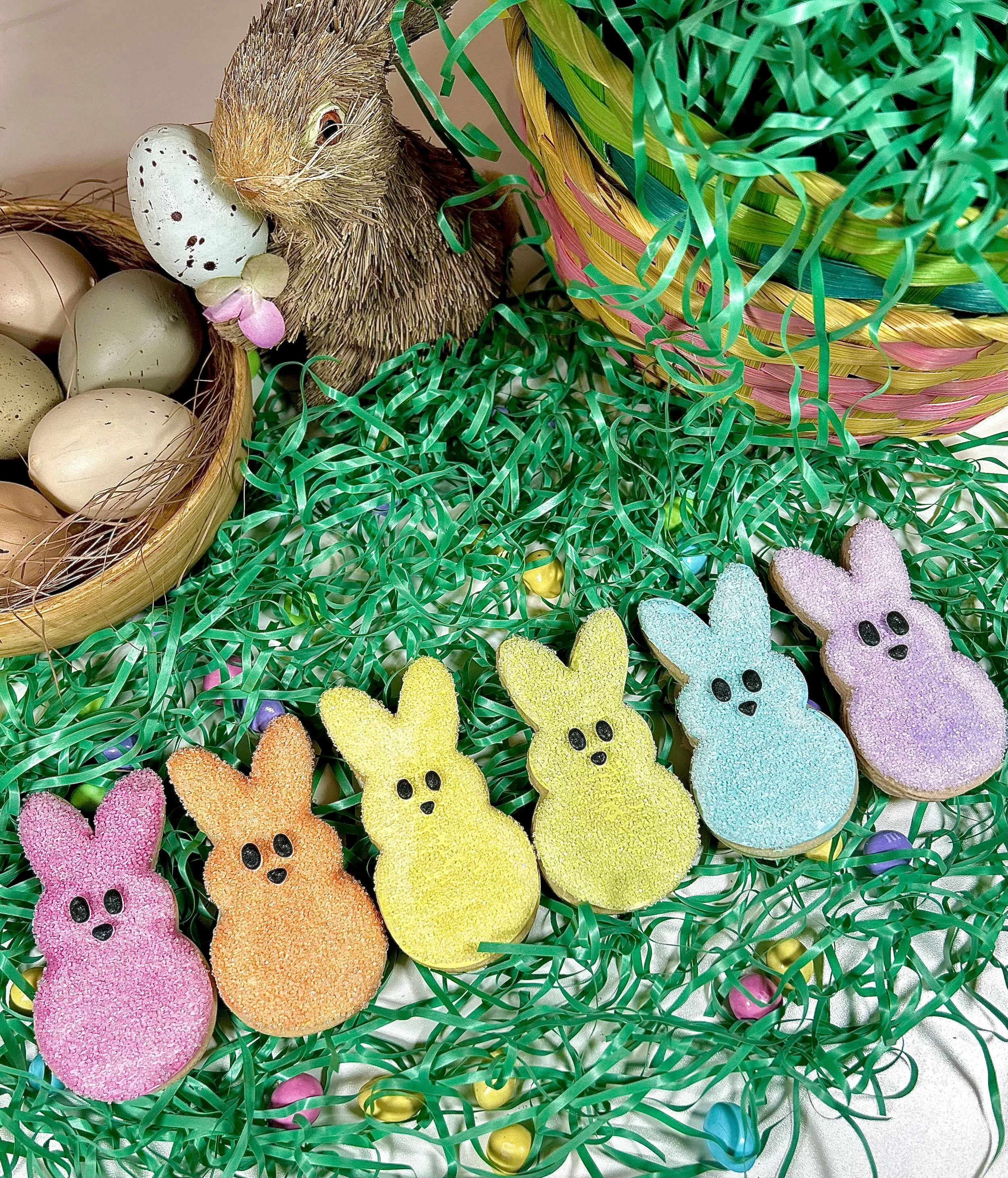 Sugared Peep Cookies Box of 6