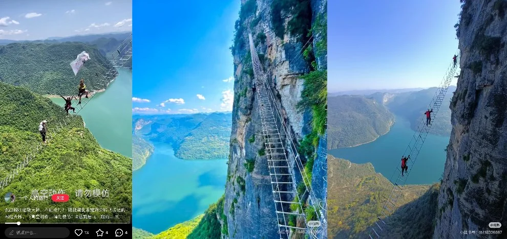 Strolling among the clouds: exploring via ferrata in China - China Skinny