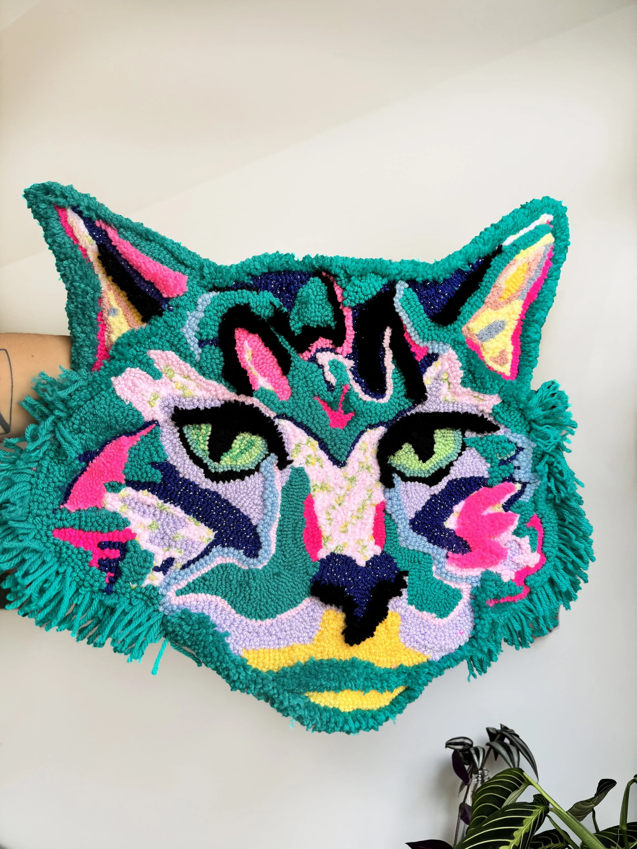 Pet Portrait Hand-Tufted Rug