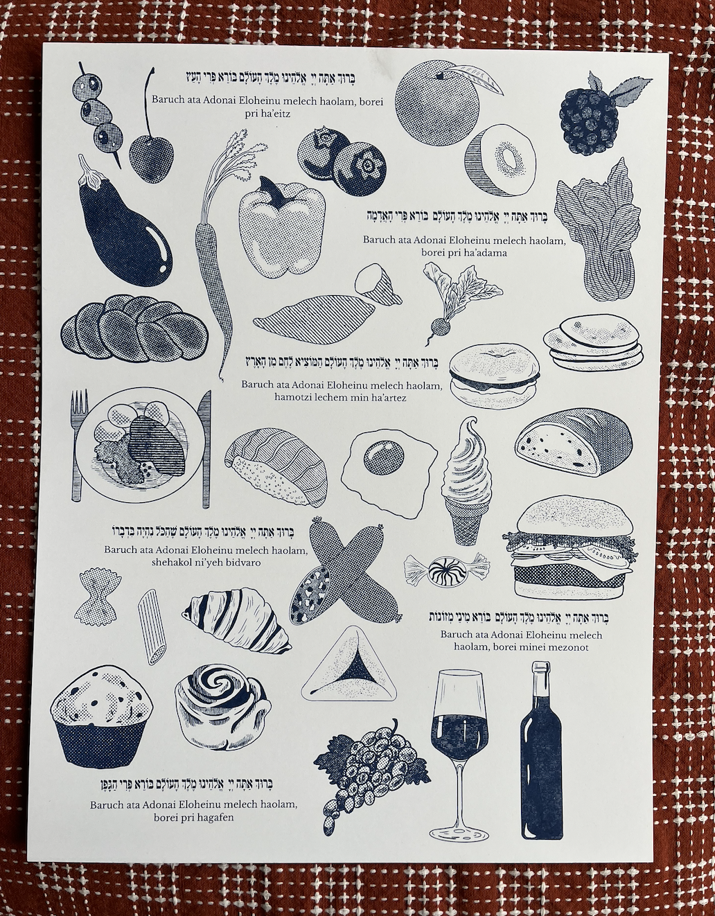 Food Brachot Print