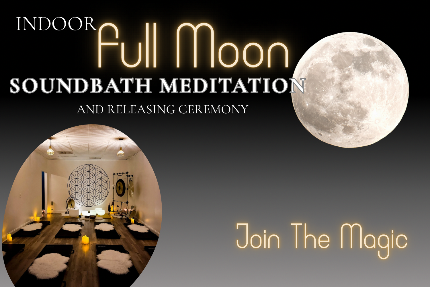 Indoor Full Moon Soundbath & Releasing Ceremony 