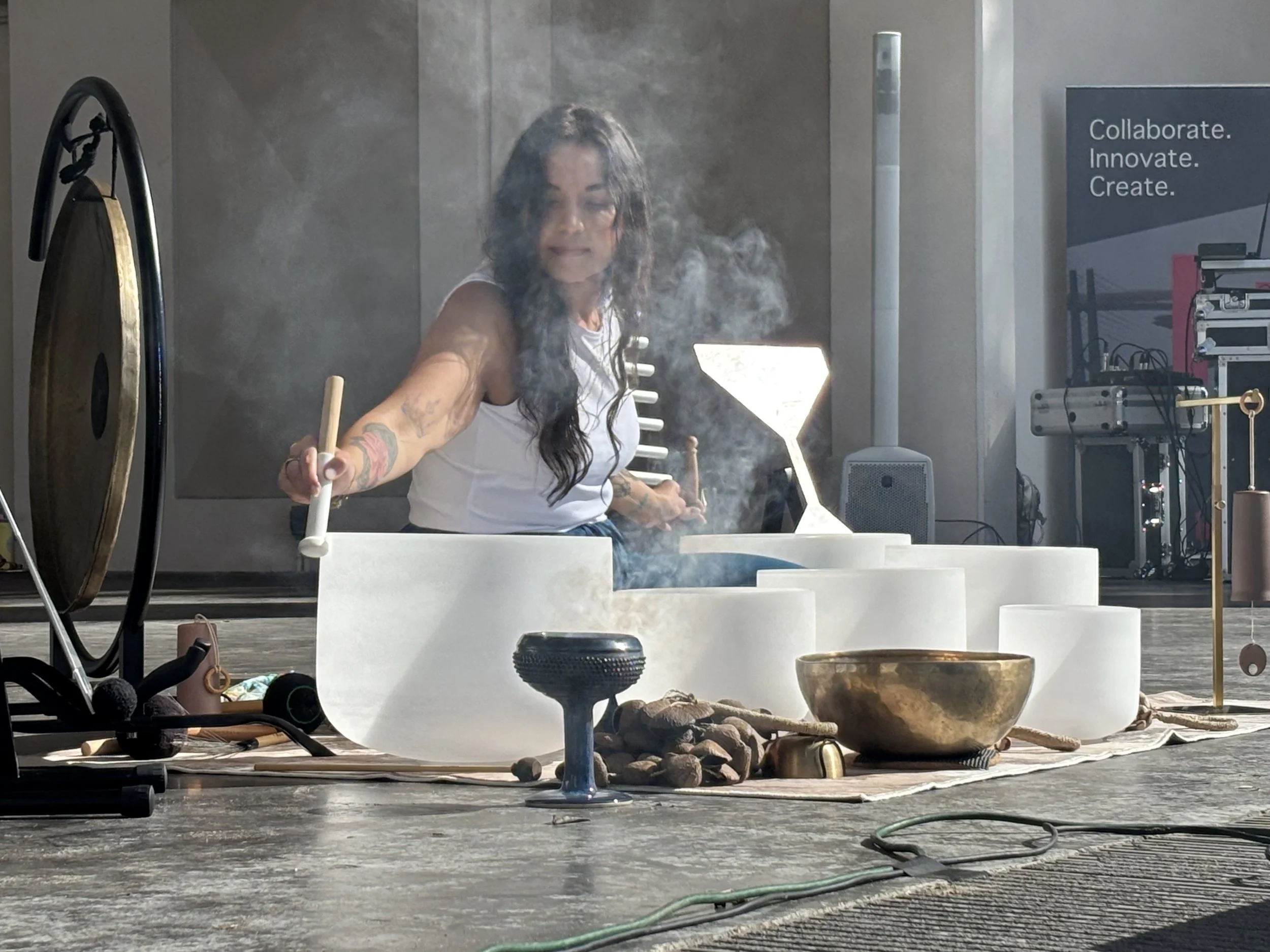 Soundbath at Women's Wellness Fest 