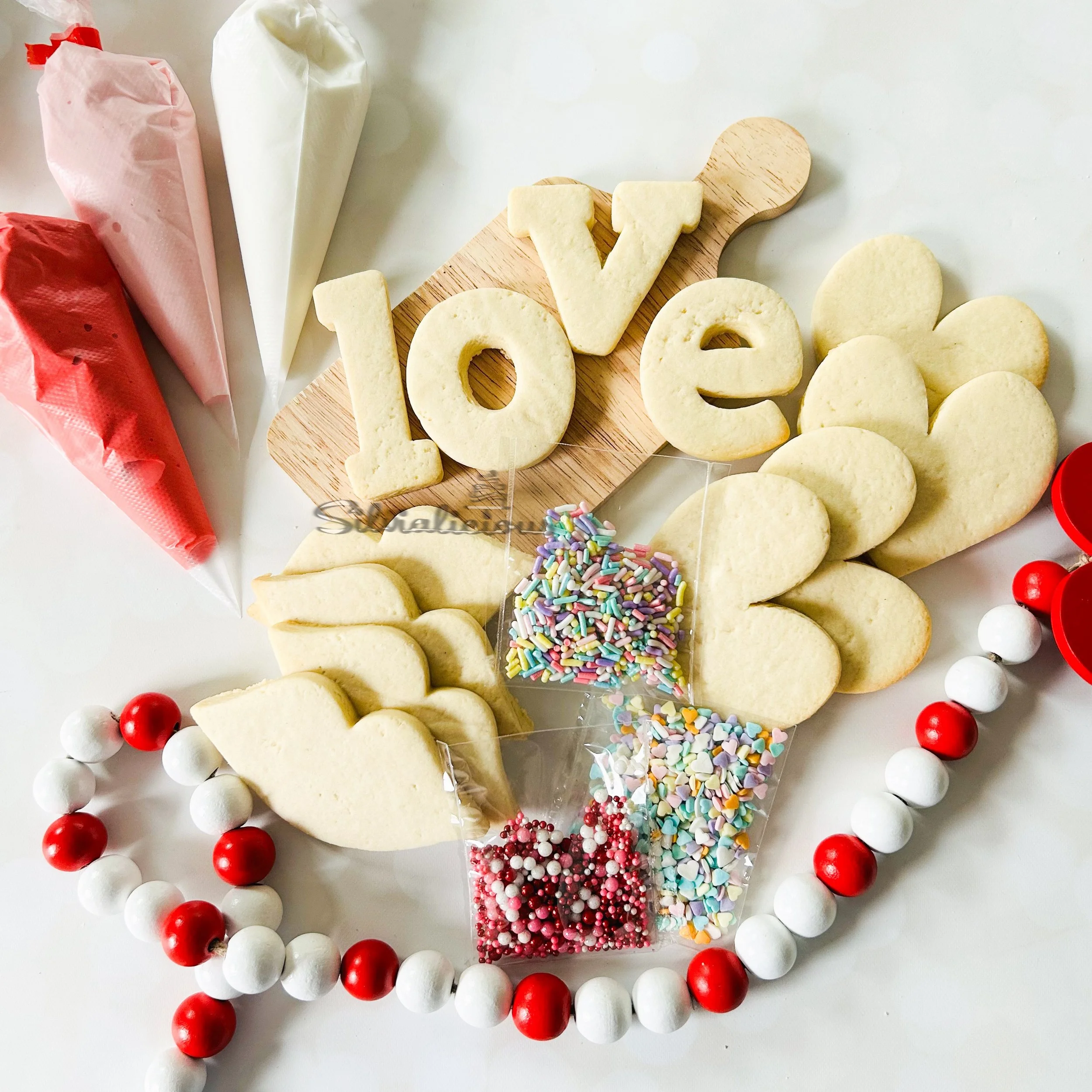 Valentine's cookie kits, class parties
