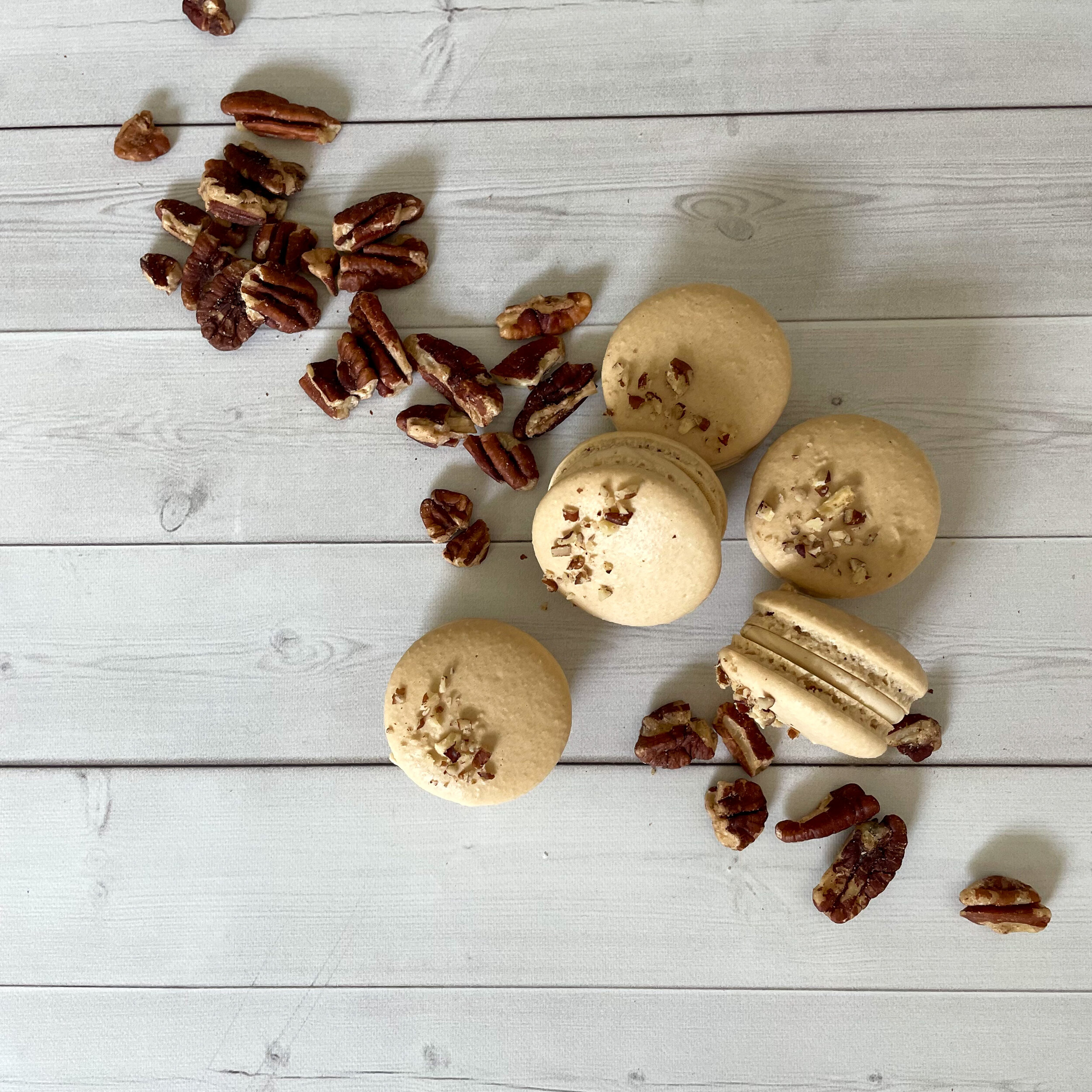 Butter Pecan Macarons