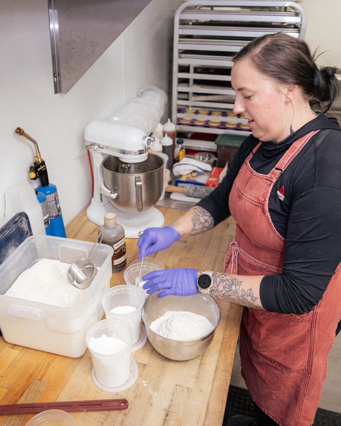 πͺ Did you know that Kylie is our in-house cookie expert? She loves to put new twists on our cookie and brownie creations and experiment to see what our customers love most! 
What kind of cookies should she craft up next?!
#cookie #cookies #baked #