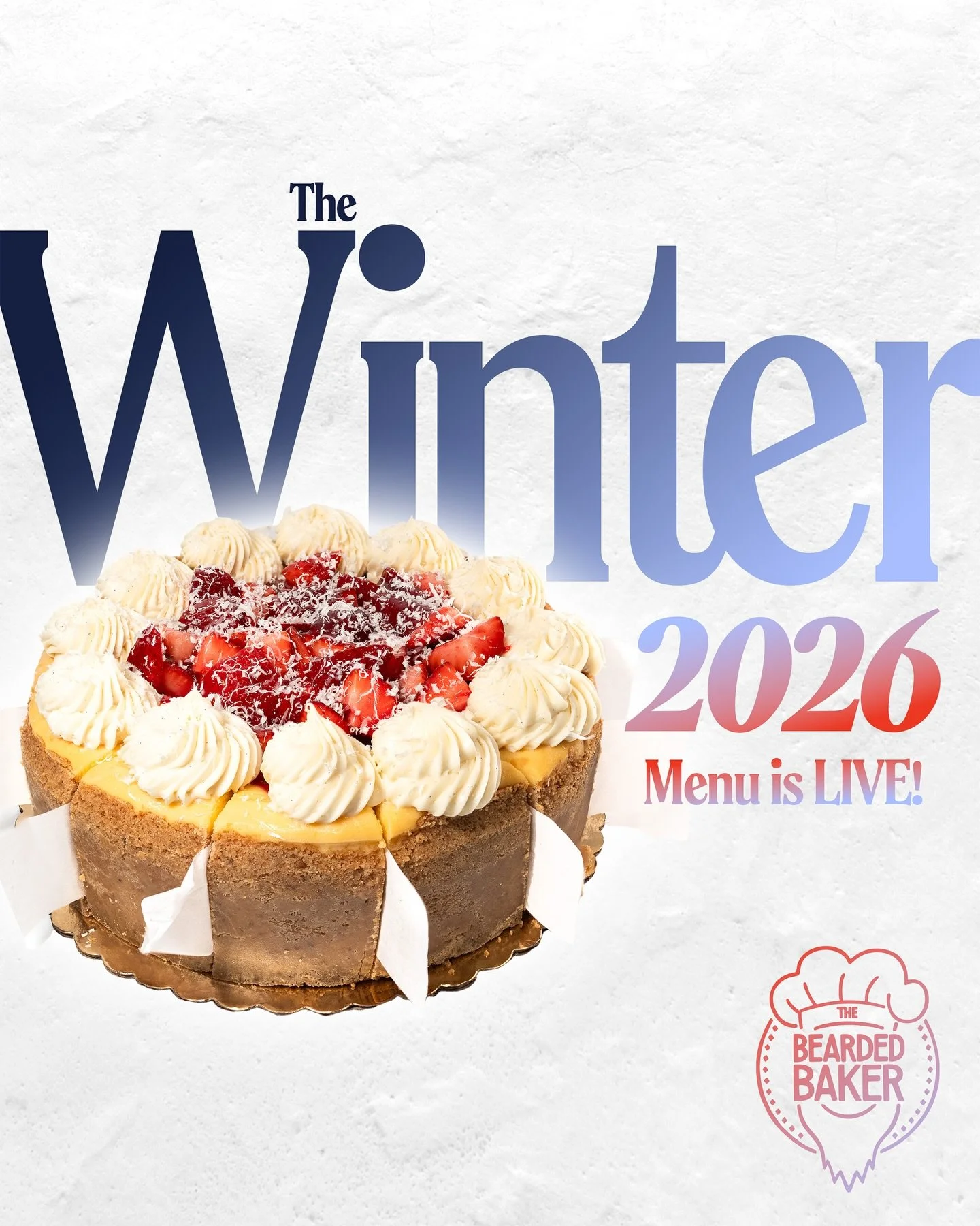 ❄️ It&rsquo;s officially that time for a menu change! 🍰 

Starting now, you can head to our website and place an order for your very own full cheesecake or box of minis in a new rotation of flavor options! From Gingerbread to Eggnog to White Chocola