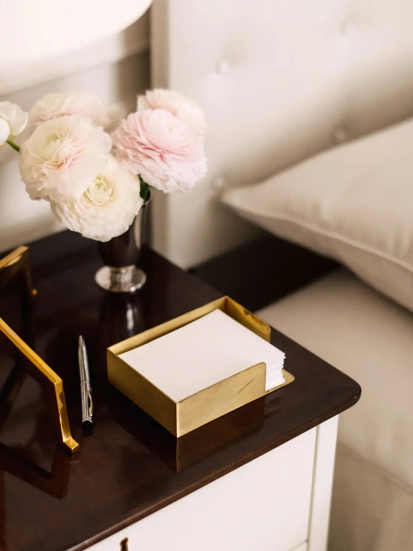 Still pinching myself &mdash; the Memo Box was featured in @nytimes this weekend.

Deep gratitude to @alyssakapitointeriors for including it in her serene, beautifully considered bedroom &mdash; a sanctuary that speaks to the quiet power of good desi