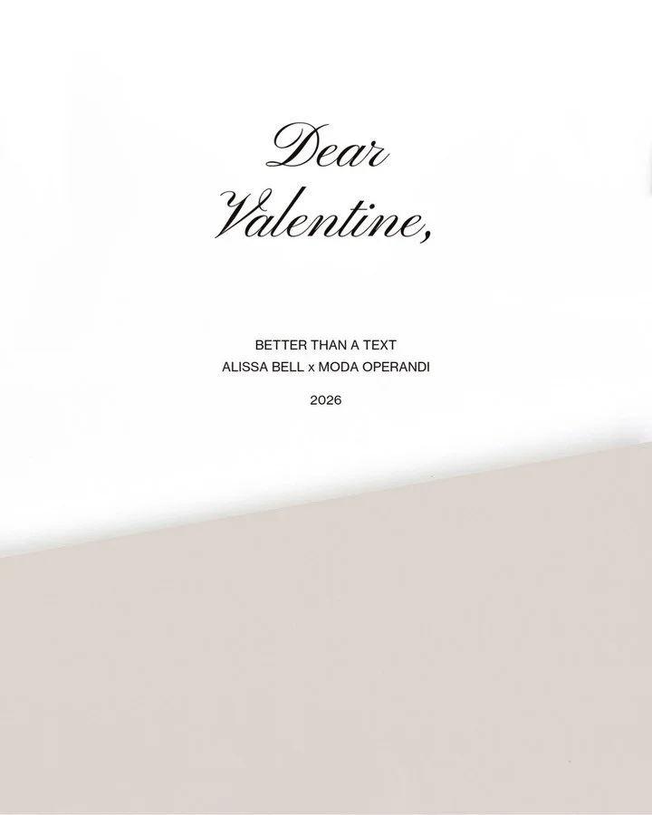 There is always someone worth writing to.

A handwritten note is a way of giving someone your time &mdash; a pause in the day, a moment of quiet, a way of saying I thought of you long enough to write it down.

Created for Moda Operandi, the Better Th