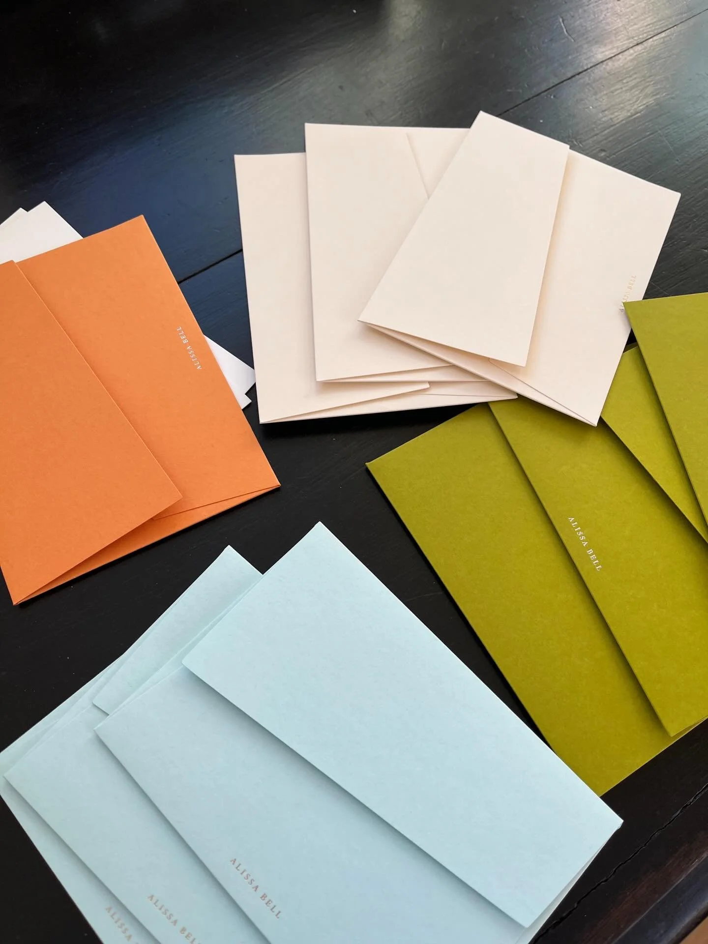 Envelopes to match the weather 💌. 

#springstationery