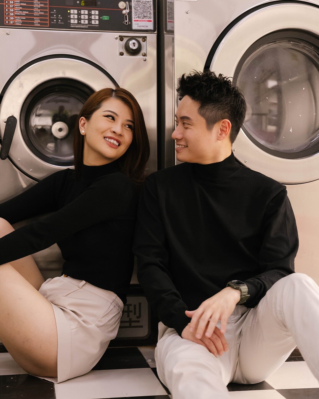 who says romance only happens in movies? suan and esther found love amidst the whirr of washing machines and the scent of fabric softener. an unconventional but priceless love story indeed! 🧺💑
.
for more info on our 2024 couple photoshoot packages,