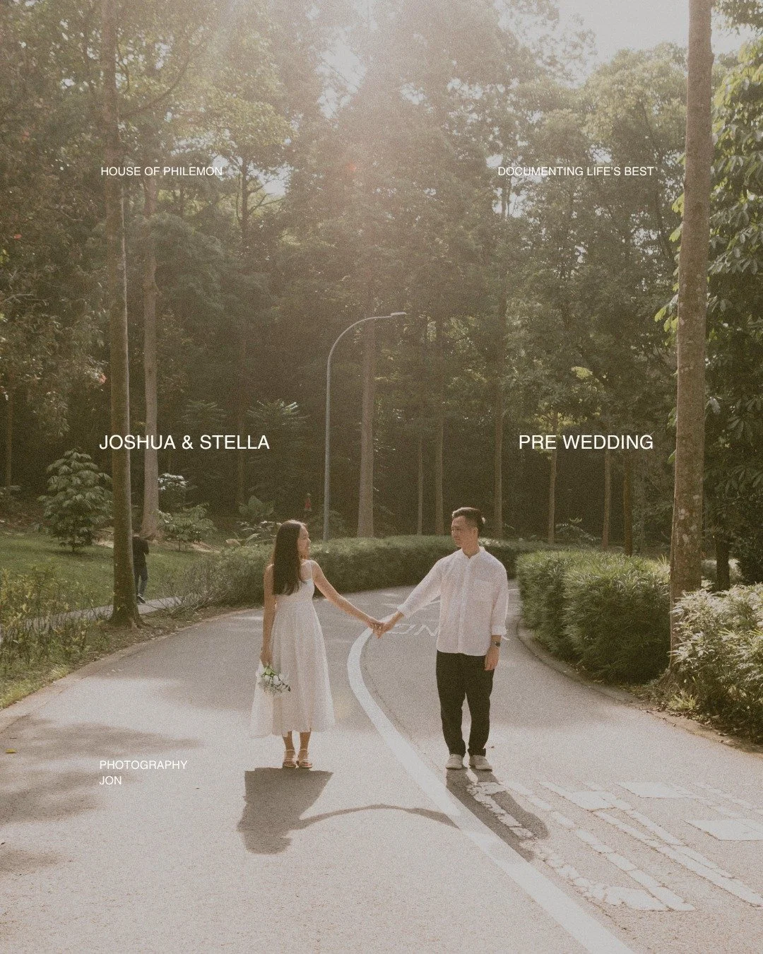 the kind of afternoon that feels most like them.

joshua and stella, walking, laughing, finding joy in the little things and in simply being beside each other.

nothing elaborate, nothing performative. just greenery, movement, and the ease of two peo