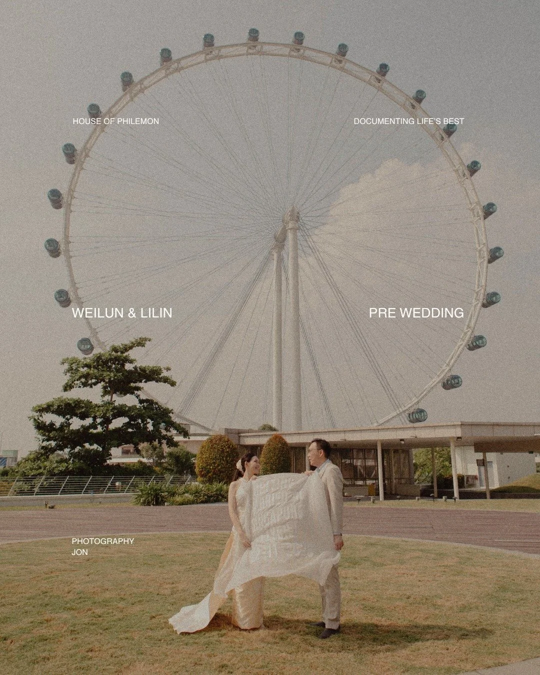 some photographs become more precious because of where they were made.

for weilun and lilin, that meant returning to the spaces around school, home, and the city they have shared together.

nothing too grand, just familiar places, good clothes, grad