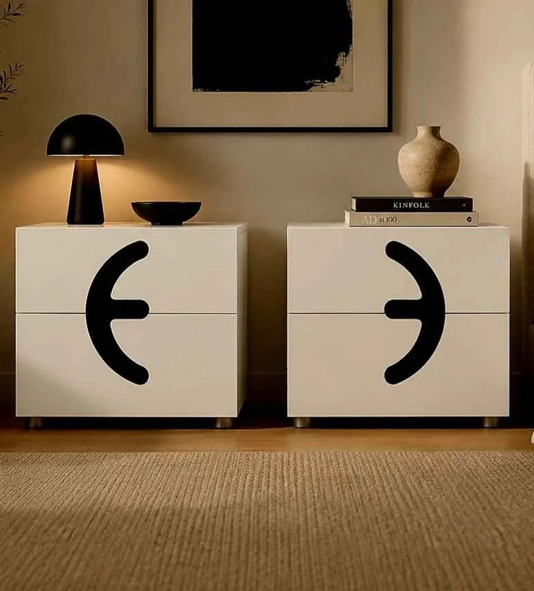(The Glyph Set) Functional Art Nightstands (Pair) Edition 1/10
