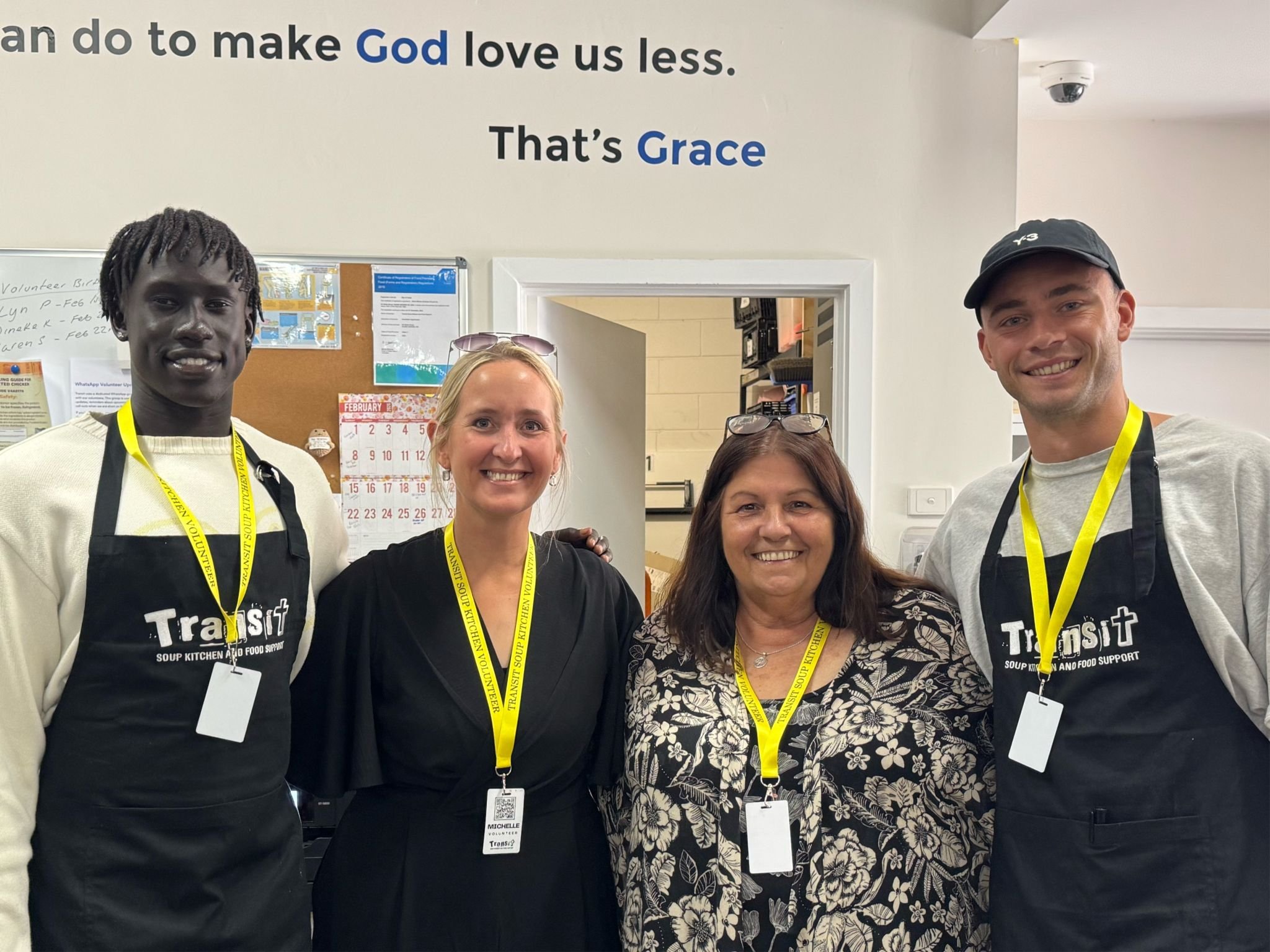 AFL Players Swap Footy Jumpers for Aprons to Highlight Food Relief Need