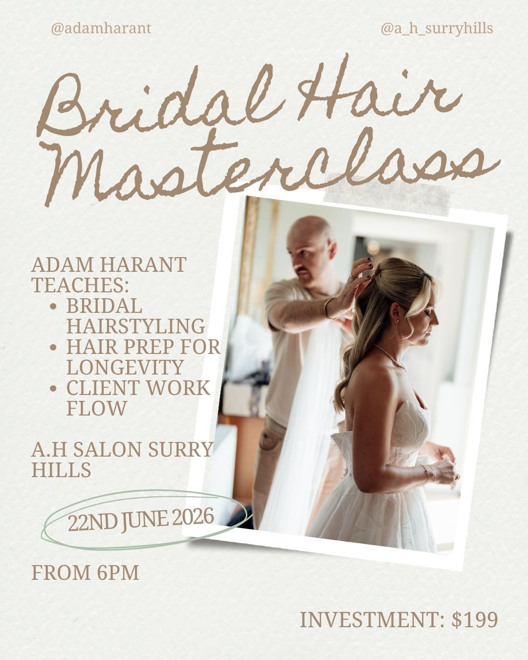 The Modern Bridal Masterclass