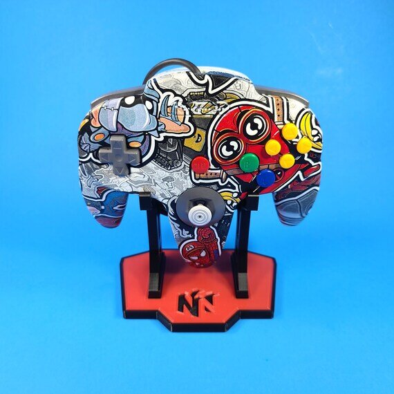 Custom Display Stand for N64 Nintendo 64 Controller