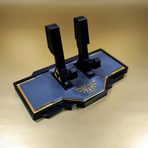 zelda joy con joycon hand grip stand