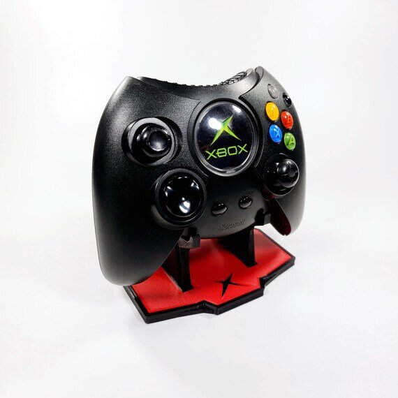Custom Display Stand for Original Xbox S and Duke Controllers OG OGX