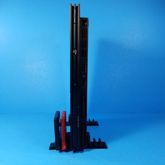 Vertical Stand with Memory Card Holder for PlayStation 2 Slim