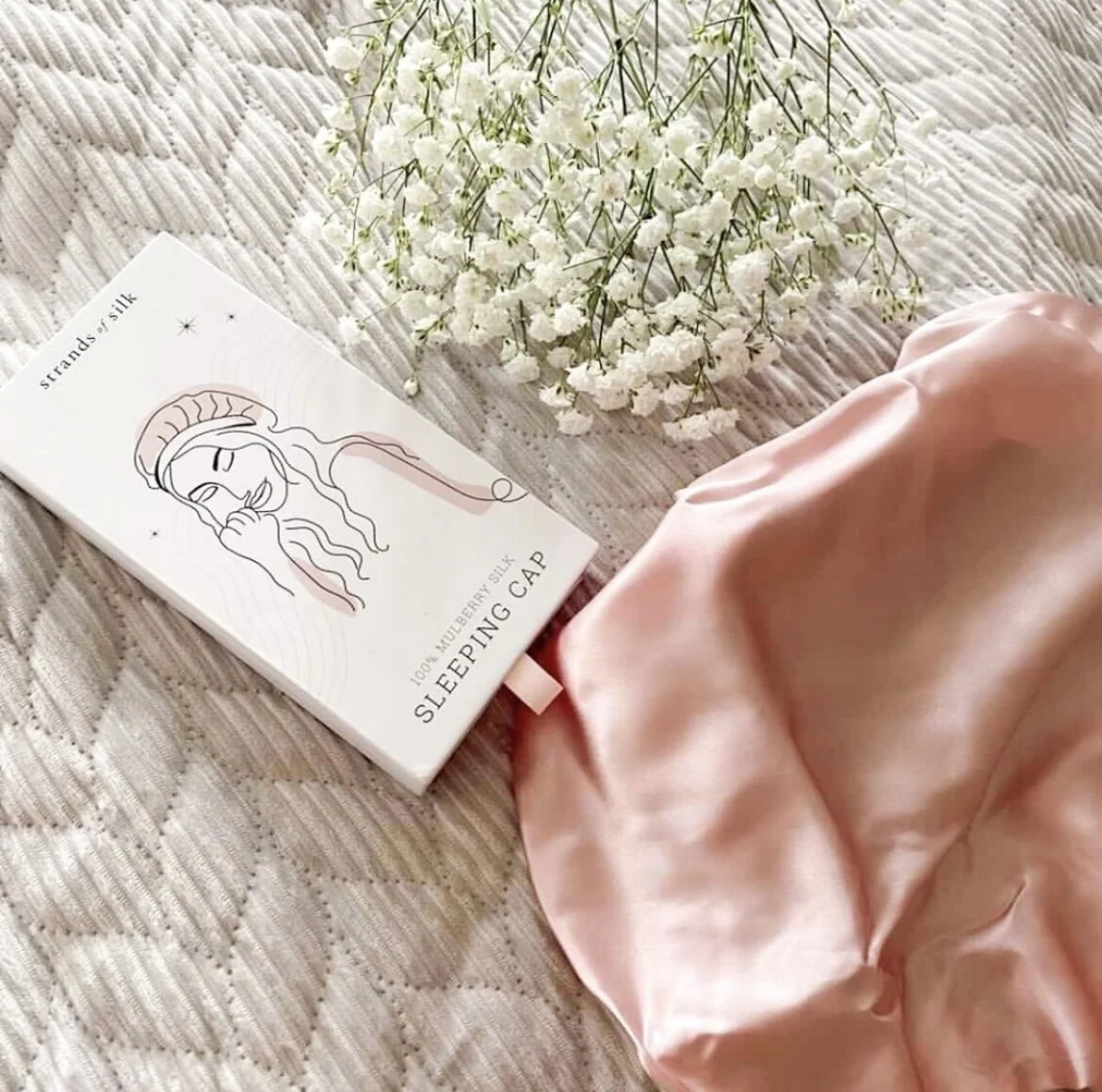 100% Mulberry Silk Sleeping Cap — The 