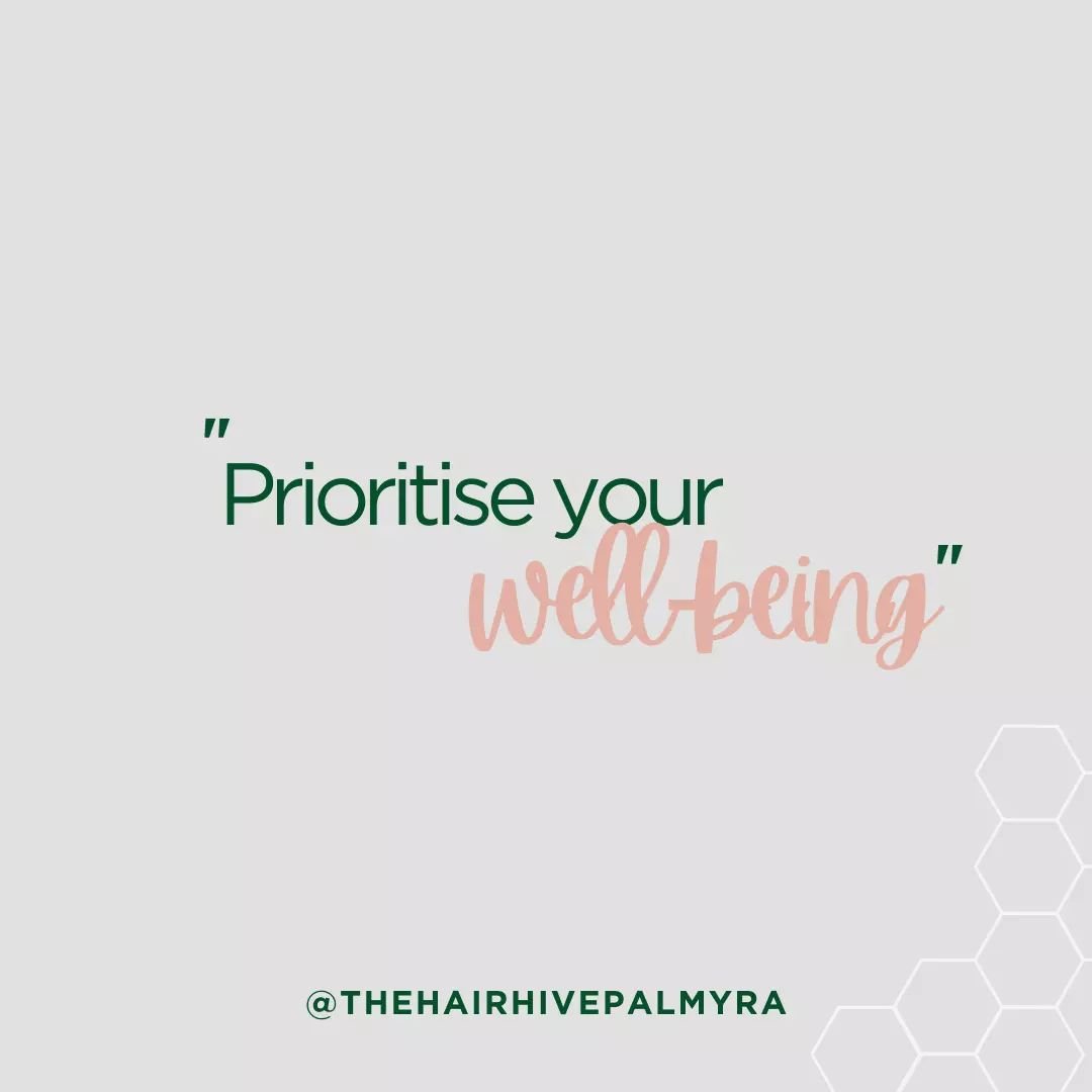 Prioritise your wellbeing&nbsp;💫
In the rush of life's demands, one often forgets the importance of self-care. Prioritizing well-being isn't just an option&mdash;it's essential.&nbsp;

#PalmyraHairExperience #WAHairSalon #PalmyraBeautyHub #HighQuali