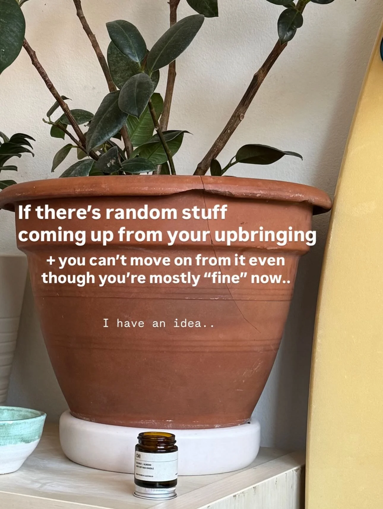 HOW TO SYSTEM UPDATE FROM A FAMILY THERAPIST: 

 First step is to acknowledge what may have not been fully processed, felt, seen from the past. 

When you had your biggest hurts + anxieties, it&rsquo;s unlikely they were processed with presence and s