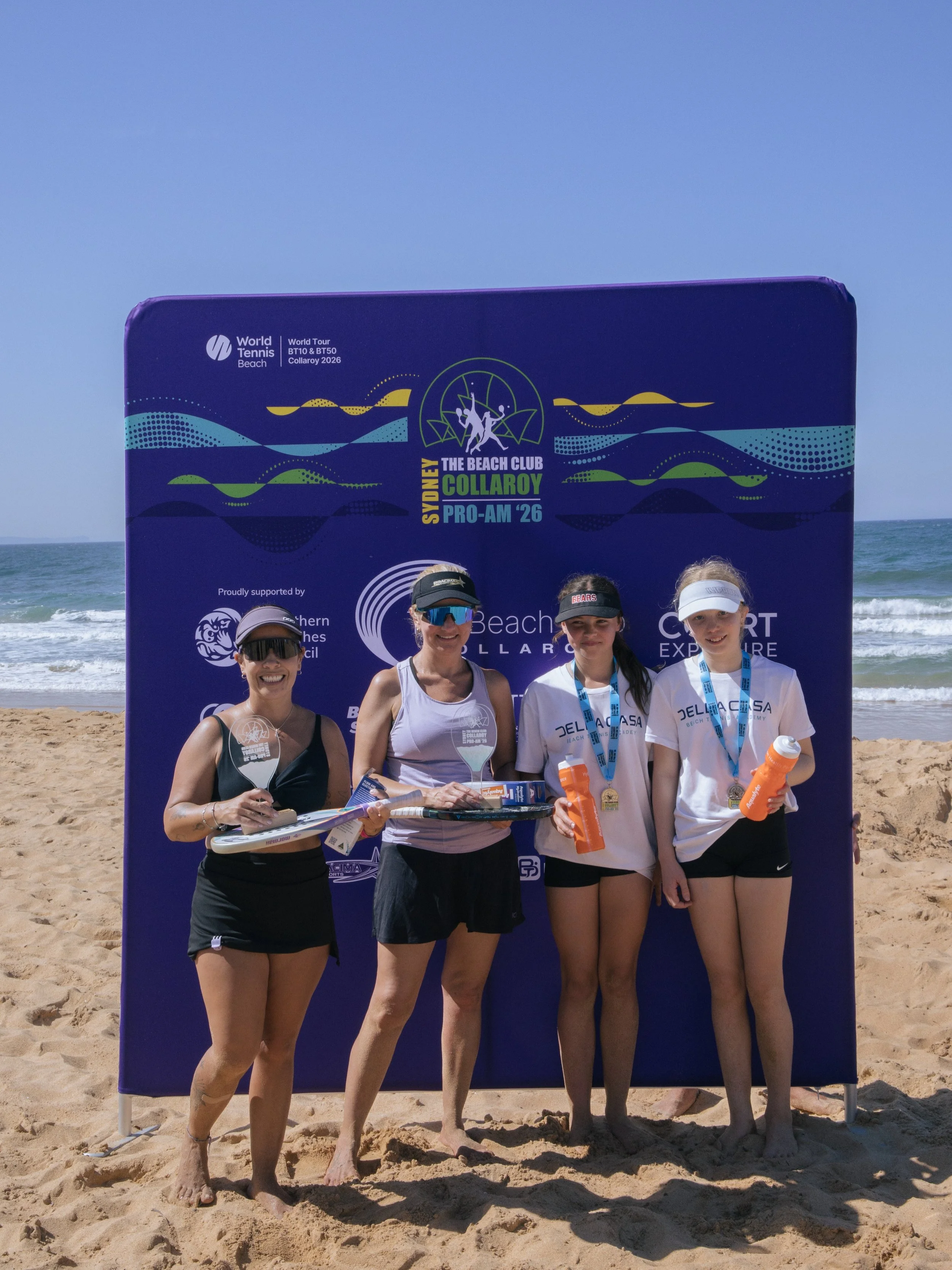 🏆 DAY 2 CHAMPIONS &amp; FINALISTS &ndash; THE BEACH CLUB COLLAROY PRO-AM &rsquo;26 🏖️🎾

What a scorcher! ☀️🔥 Day 2 brought the heat, incredible matches, fierce competition and plenty of unforgettable moments on the sand!

A massive congratulation