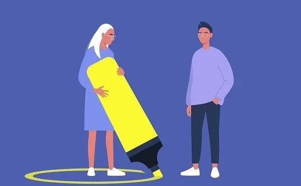 cartoon - highlighter