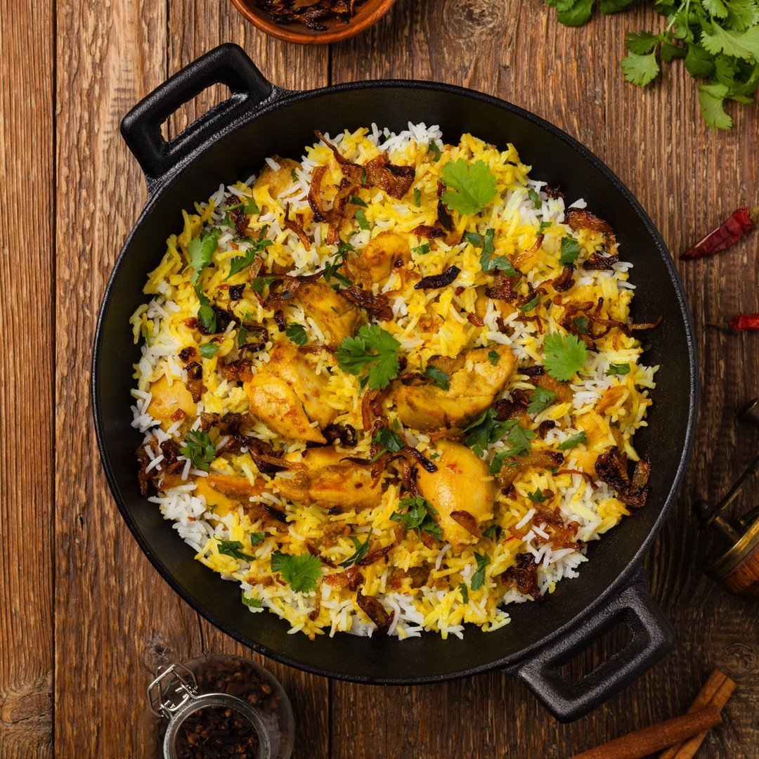 Get ready for a flavour adventure with Chicken Biryani.😍✨ Let your taste buds dance to the spicy beats of aromatic rice, juicy chicken, and a star-studded cast of exotic spices. It's not just a meal; it's a spicy saga that'll transport you straight 