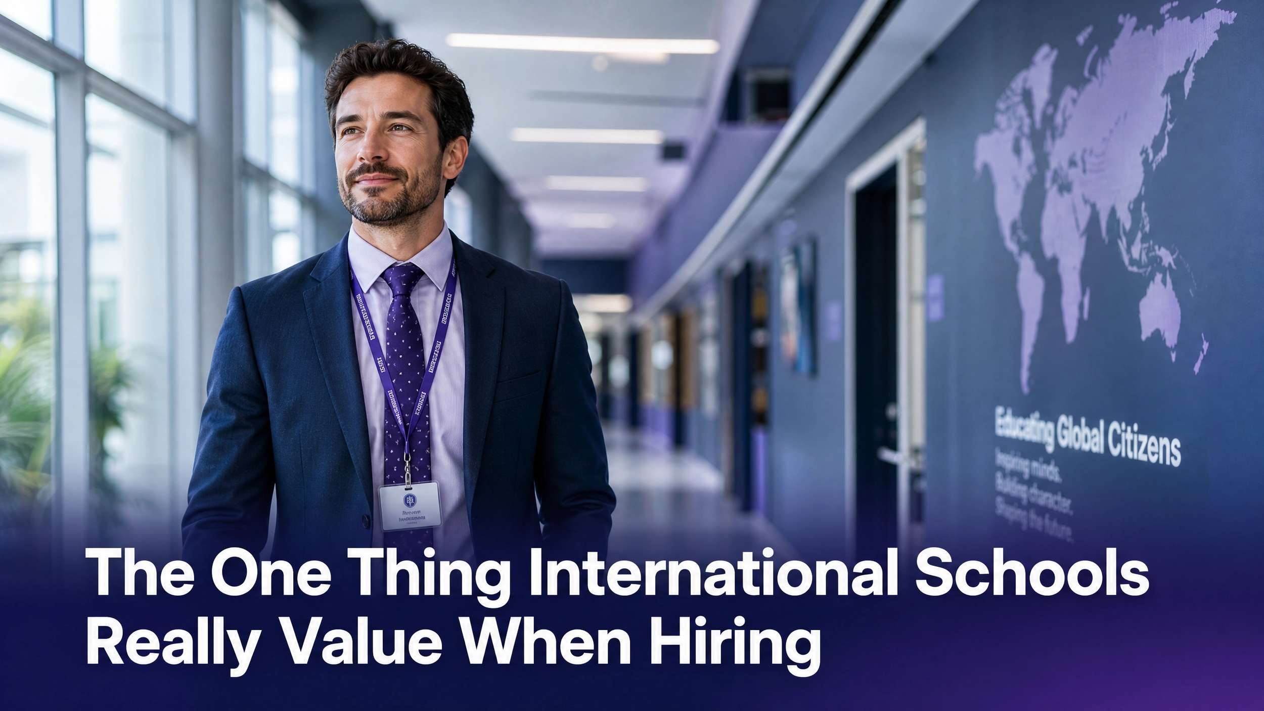 The One Thing International Schools Really Value When Hiring