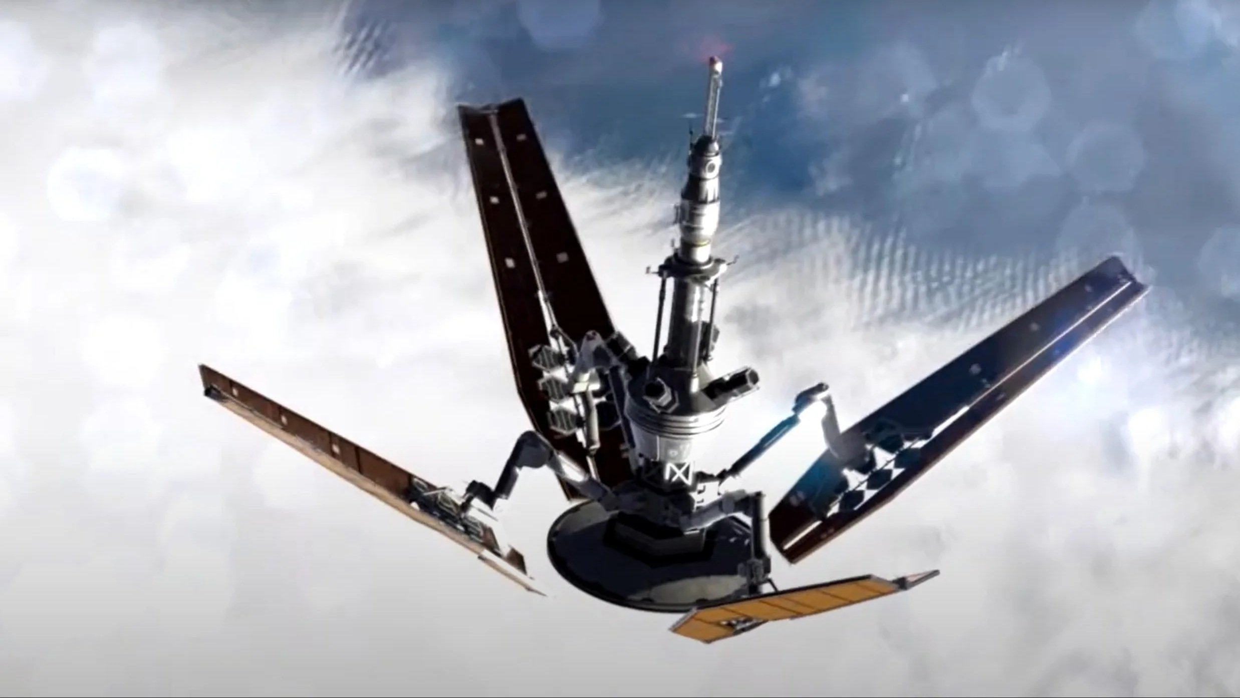 Egress Satellite - for the Rage vidoegame.(CG Model and VFX by Starz Animation) 