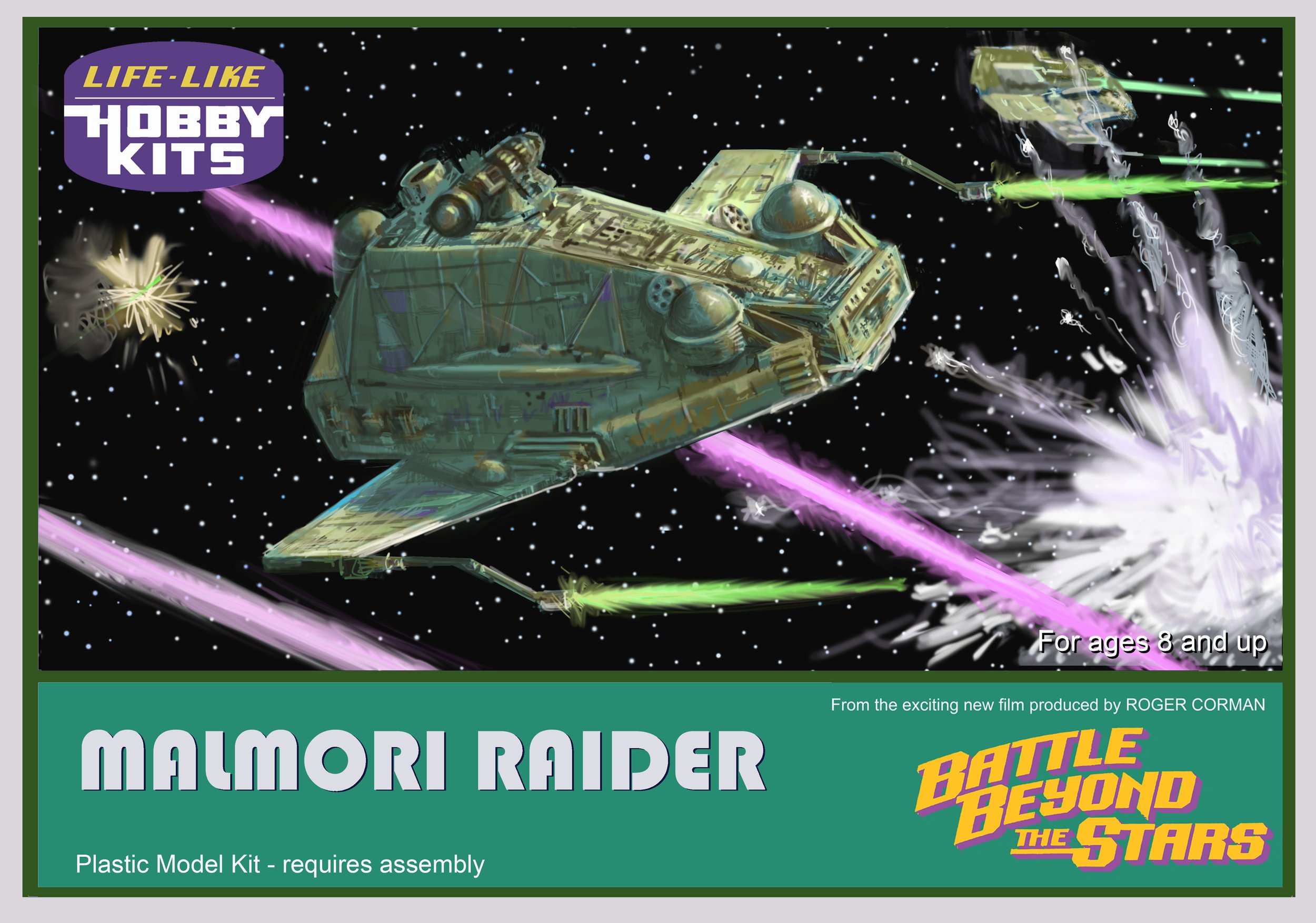 MALMORI RAIDER
Battle Beyond the Stars 
22cm x 15cm x 6cm (approx) 
£19.00
