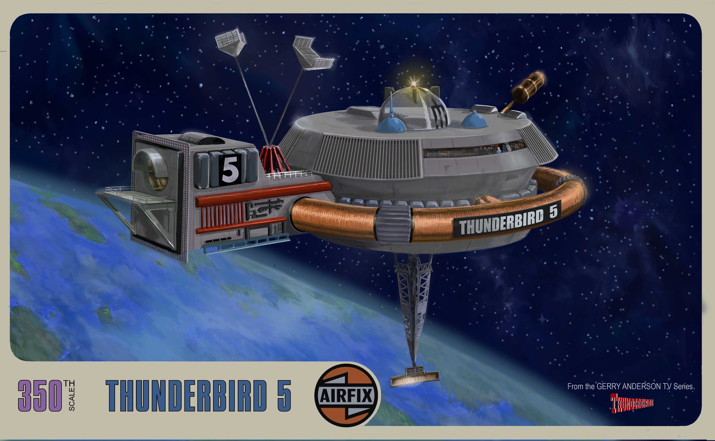 THUNDERBIRD 5 - Thunderbirds
43cm x 23cm x 7.5cm (approx)
£29