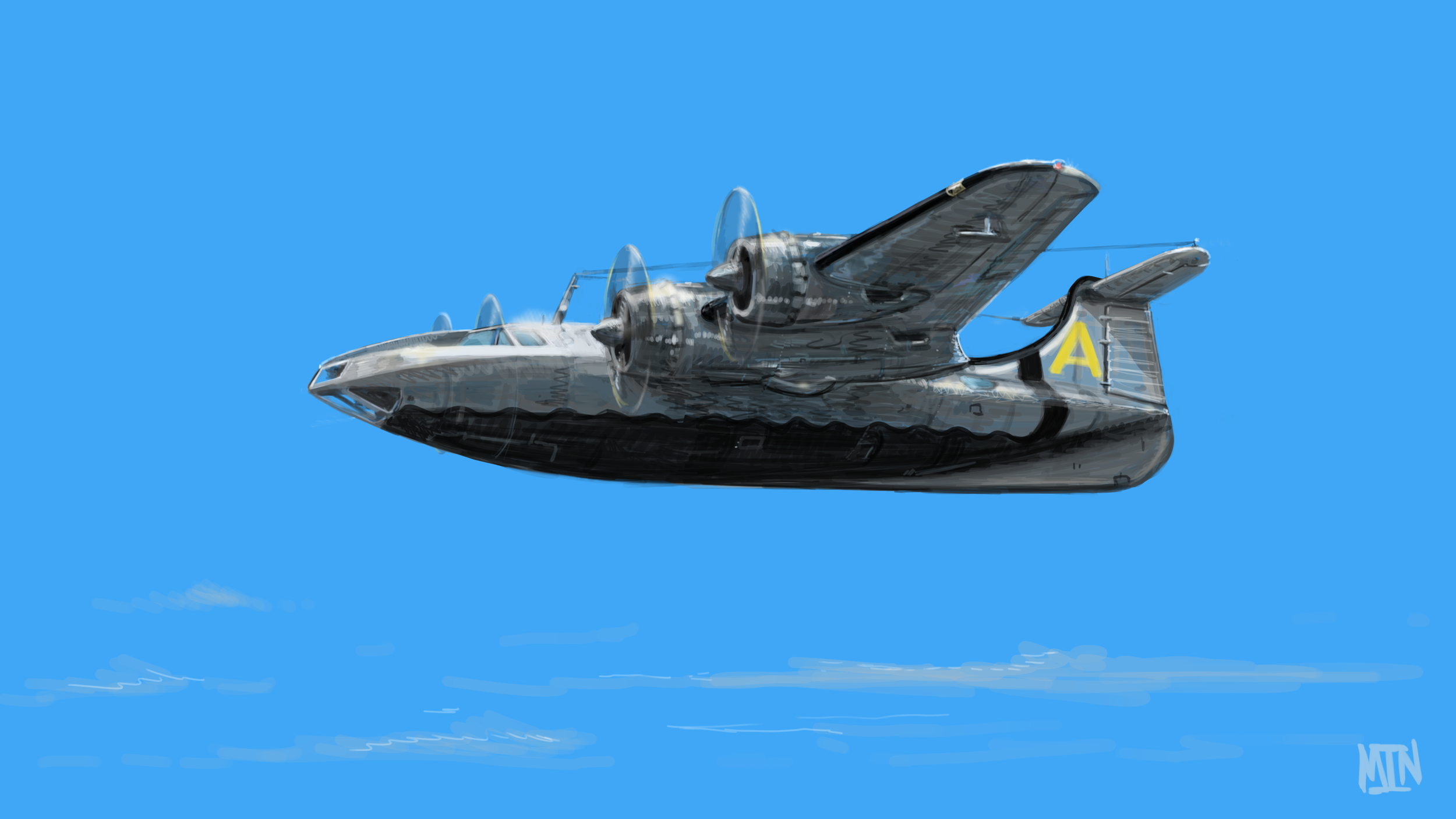 WW2 Fictional US bomber