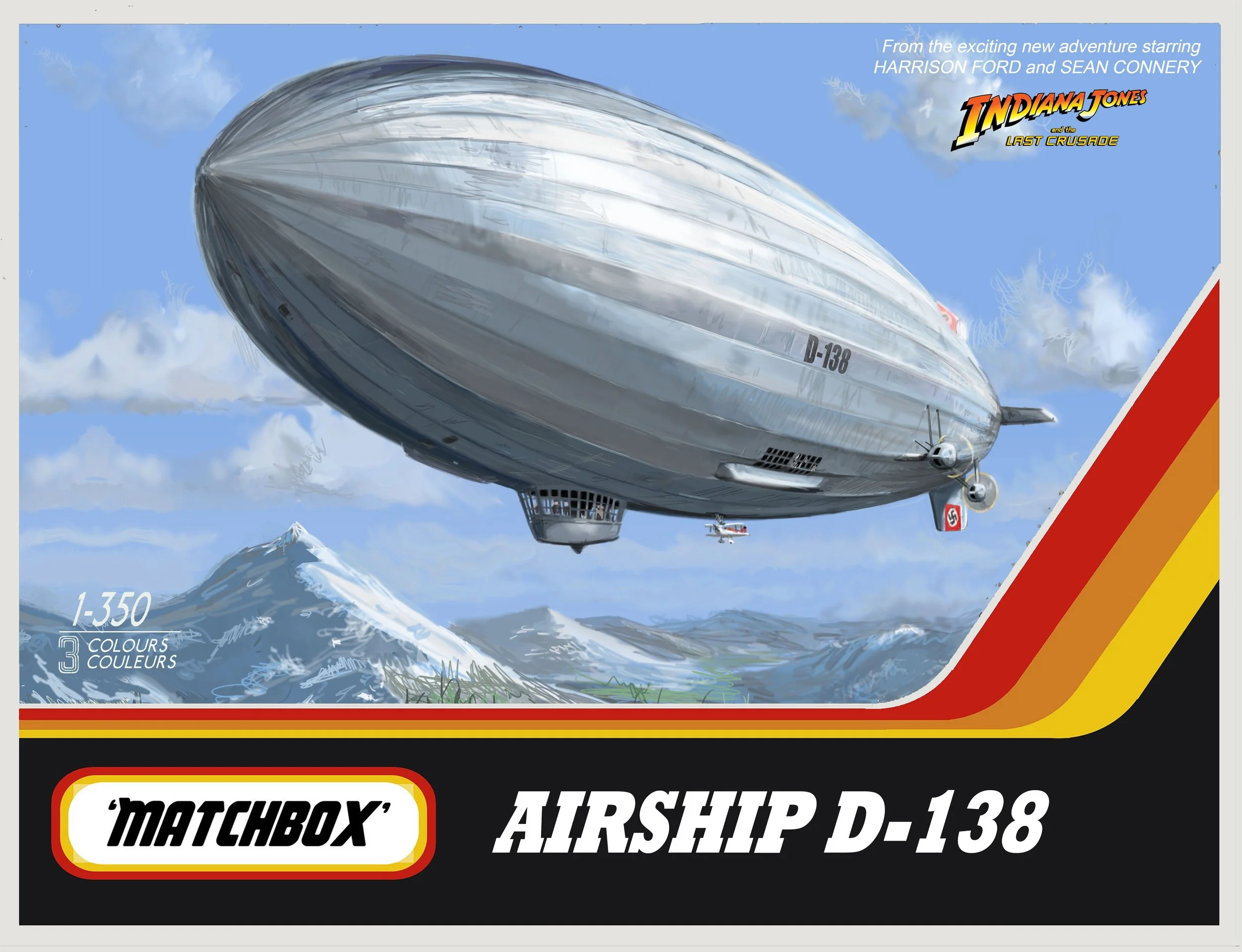 AIRSHIP D-138 - Indiana Jones and the Last Crusade
24m x 12cm x 4cm (approx)
£19