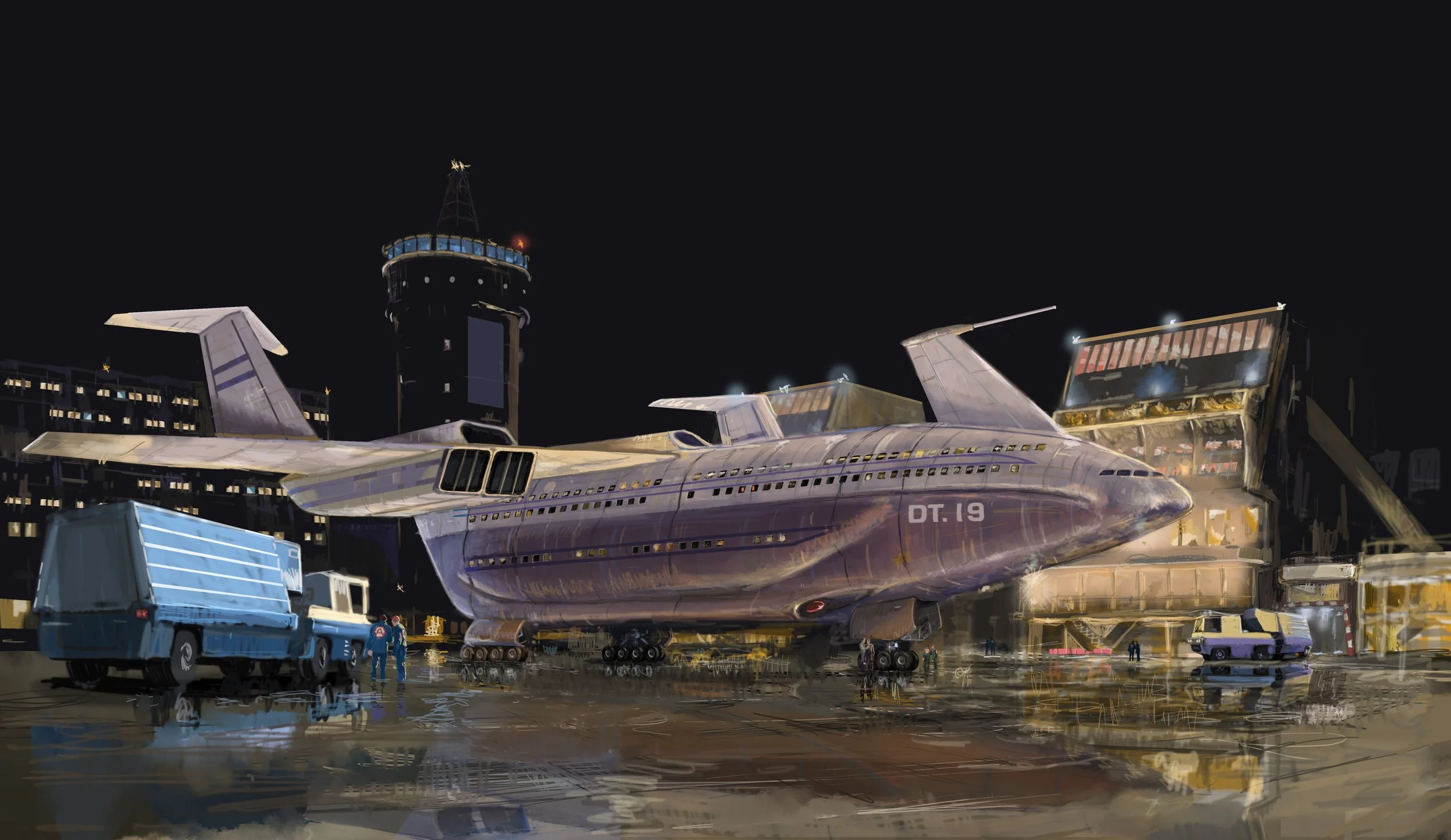 DT19 - A futuristic airliner from 'Captain Scarlet and the Mysterons', 